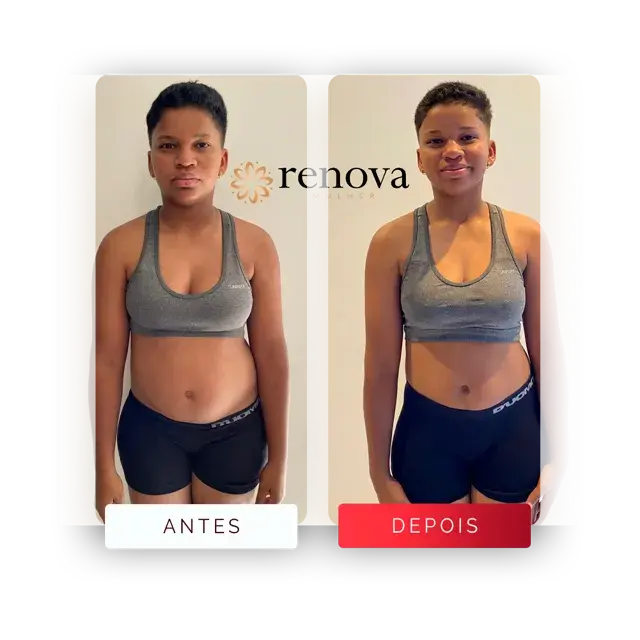 Antes e depois — cliente 5